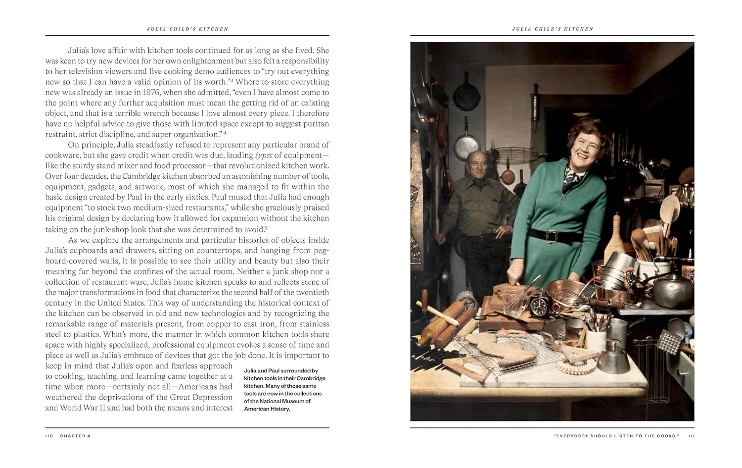 Julia Child's Kitchen: The Design, Tools, Stories, and Legacy of an Iconic Space