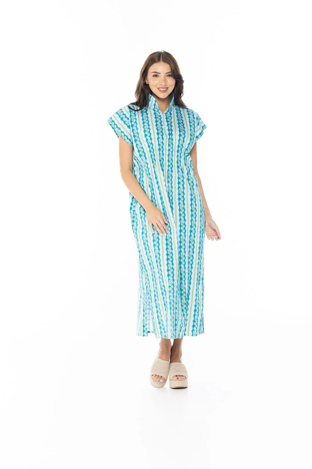 June Caftan-Fresh Spring Bouquet
