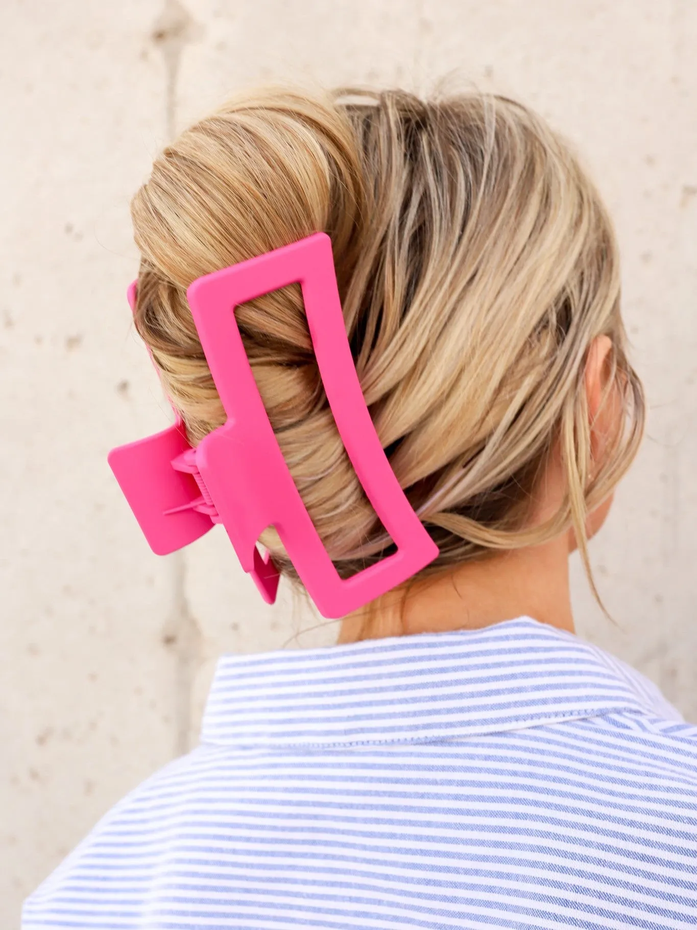 KAXI JUMBO RECTANGLE CLAWS (PLASTIC 10 COLORS)