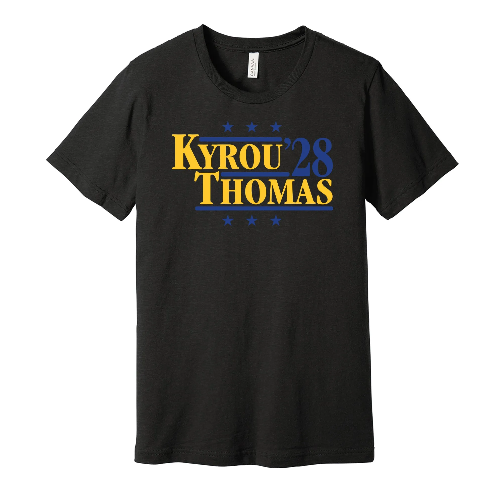 Kyrou & Thomas '28 - St Louis Hockey Legends Political Campaign Parody T-Shirt - Hyper Than Hype Shirts