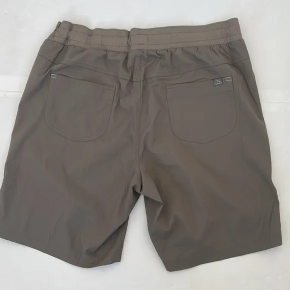 L. L. Bean Womens Vista Camp Shorts SunSmart UPF 50 Elastic Waistband Large