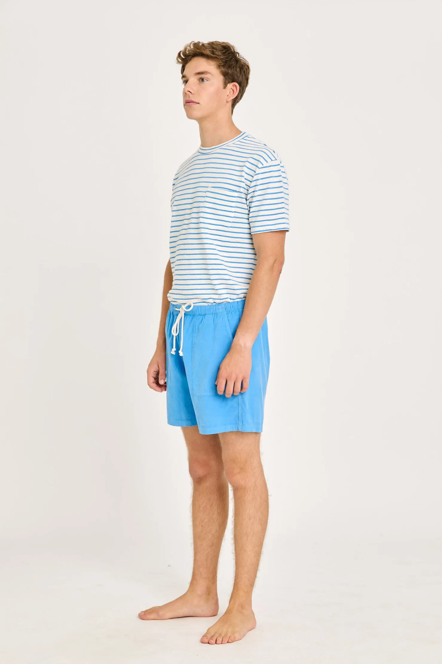 La Paz - Formigal Beach Shorts - Azure Baby Cord