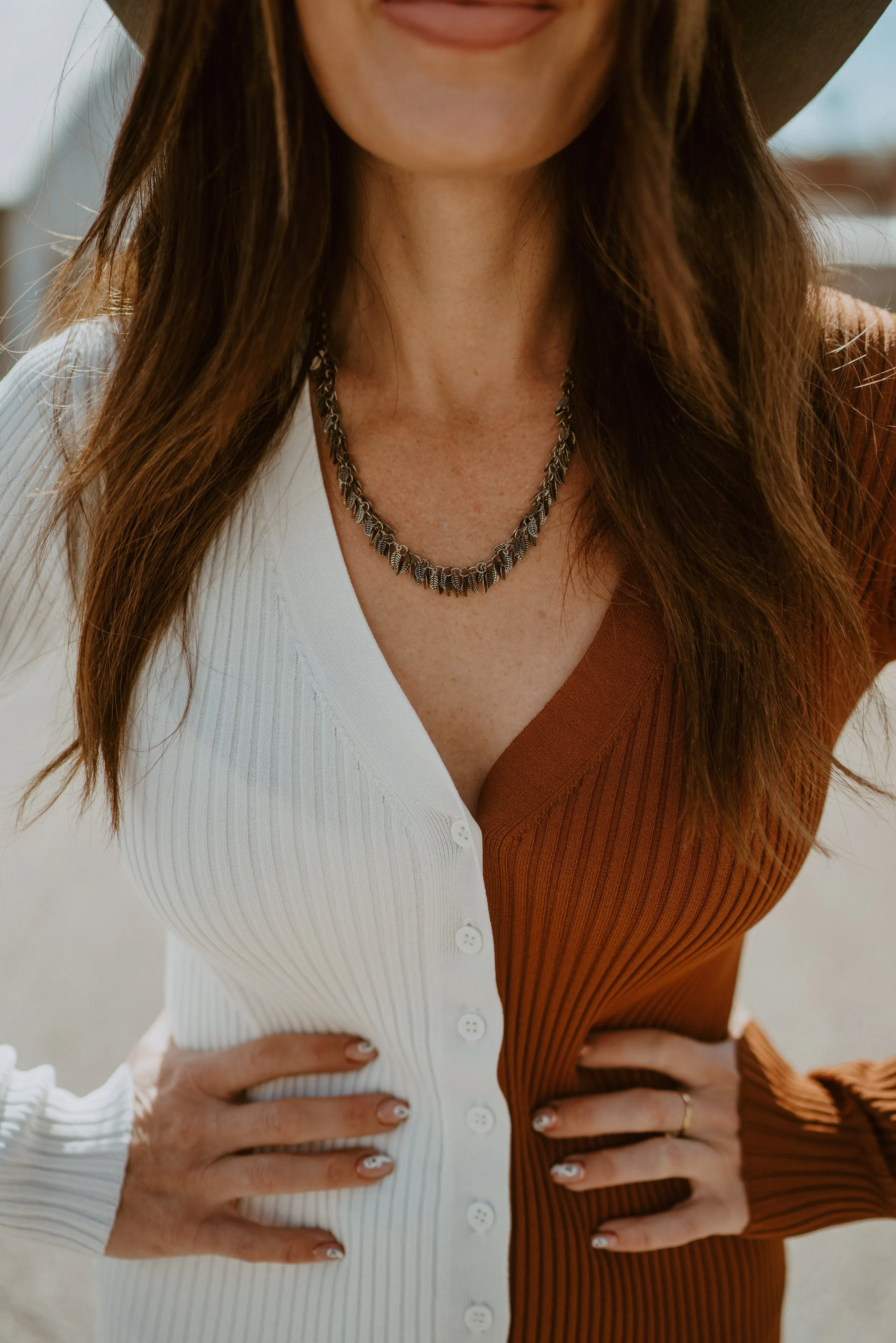 La Pluma Necklace | Silver
