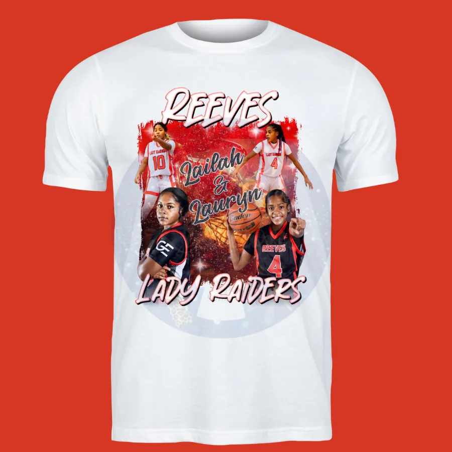 Lailah & Lauryn Basketball Shirt - Youth