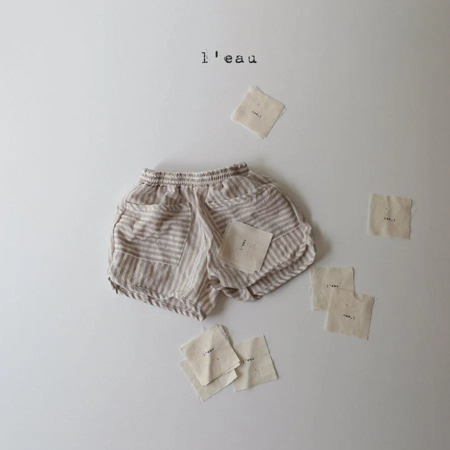 L'eau Stripe Shorts (2 colour options)
