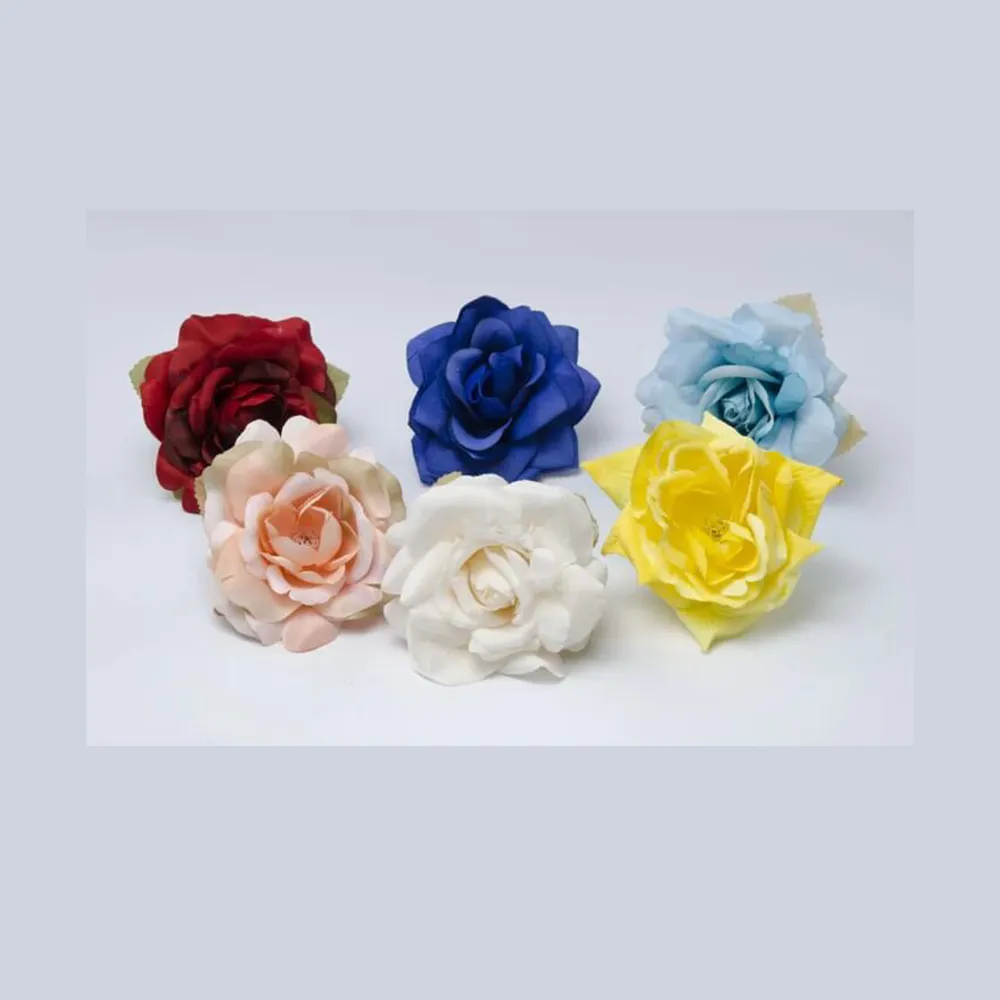 Leilani - Bridal Ivory or White - Burgundy Flowers