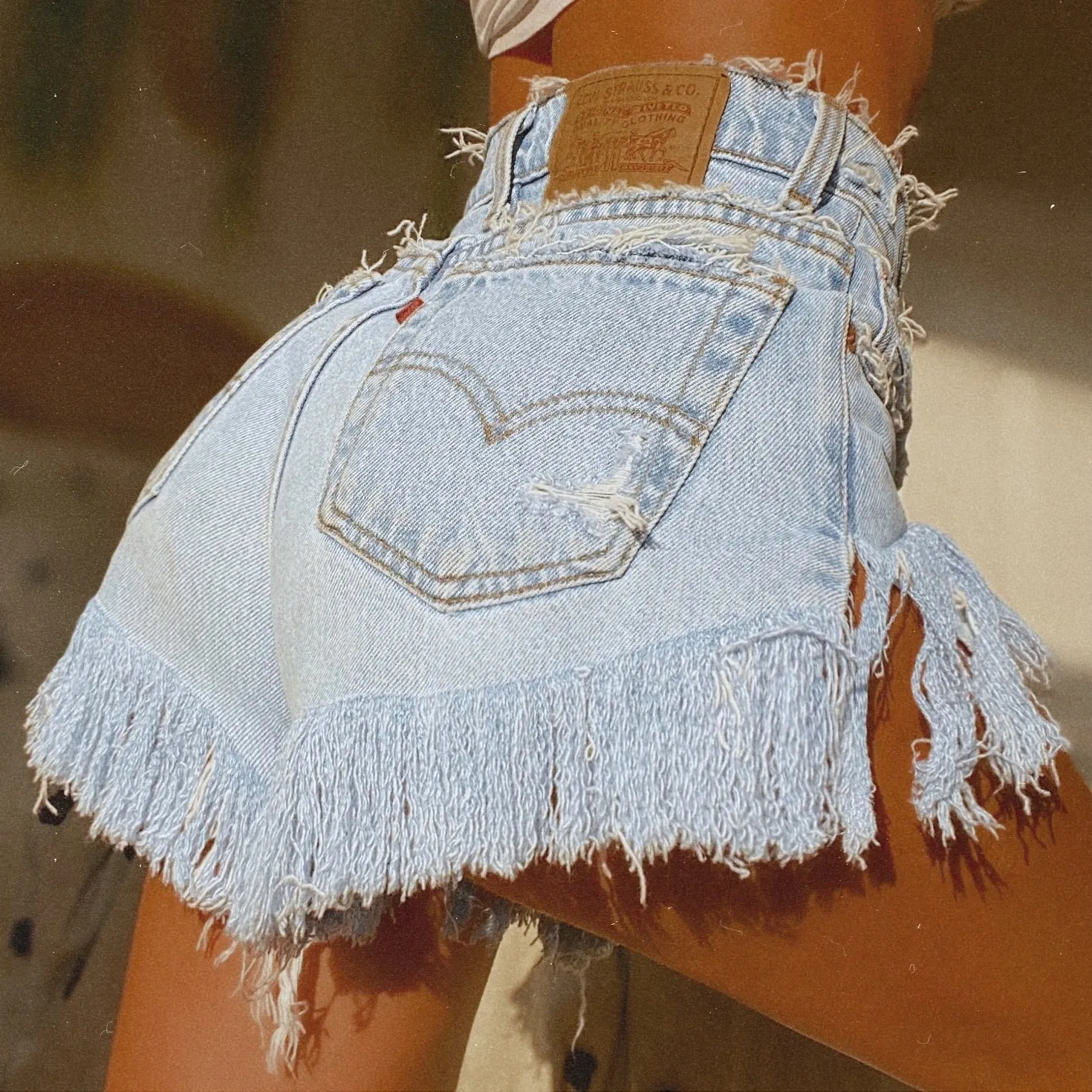 Levi’s 505 Frayed Shorts