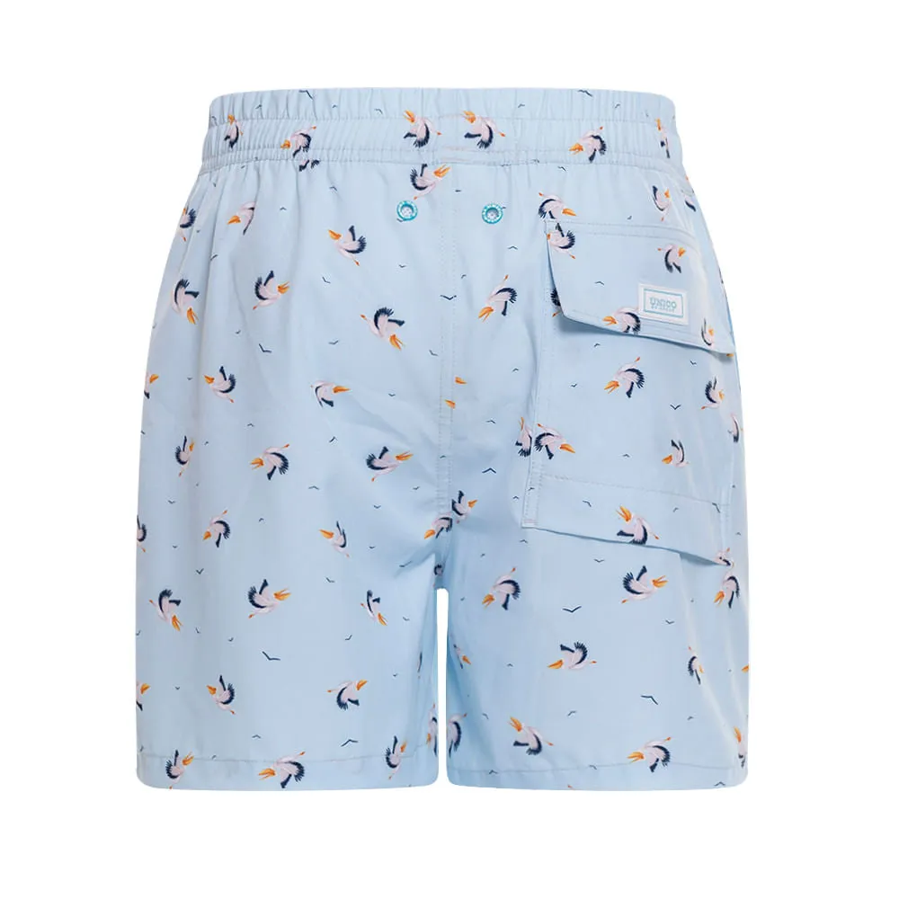 LIGHT BLUE PELICAN CHILDREN'S HALF SHORTS