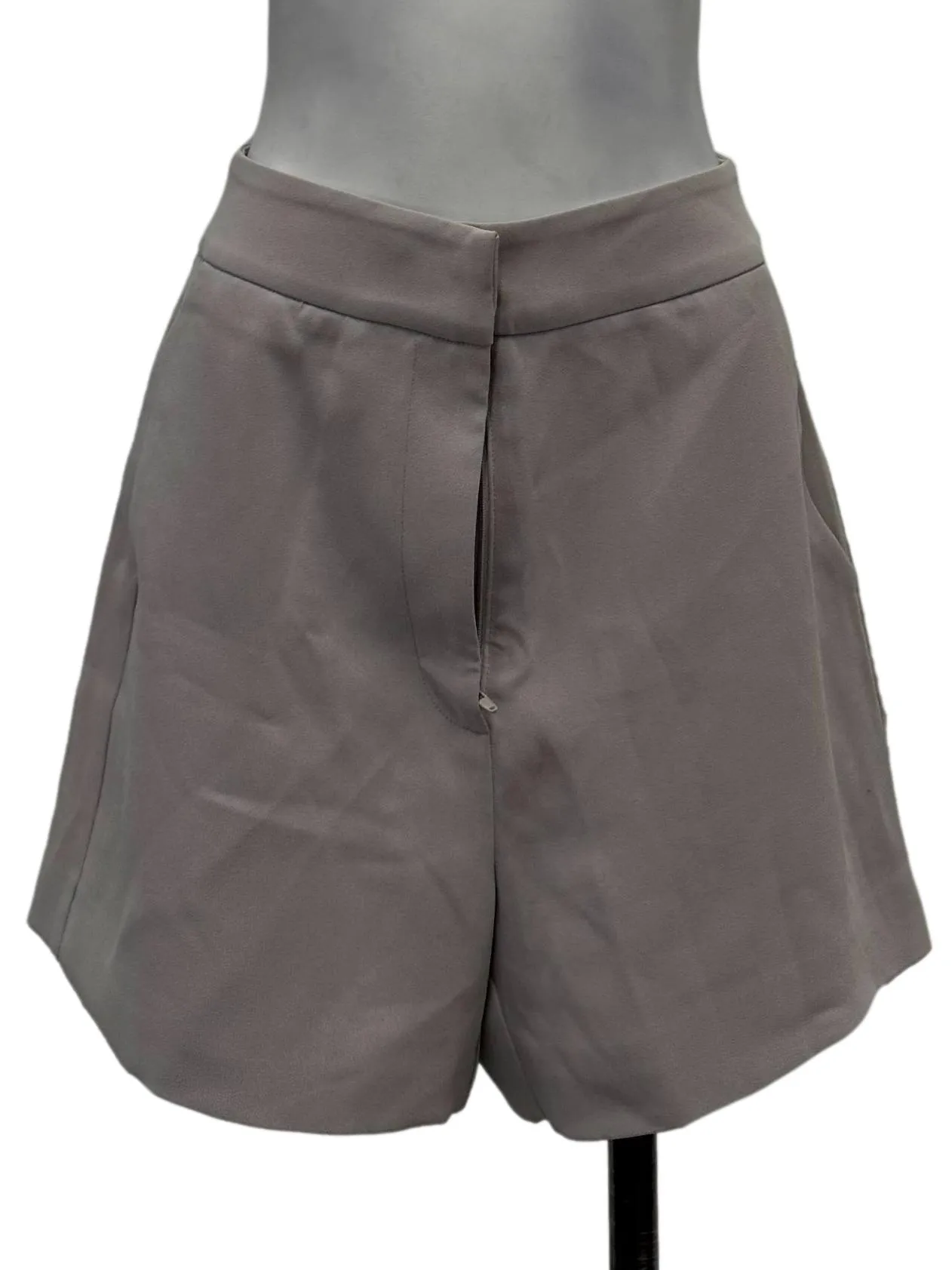 Light Grey Highwaisted Shorts OSN