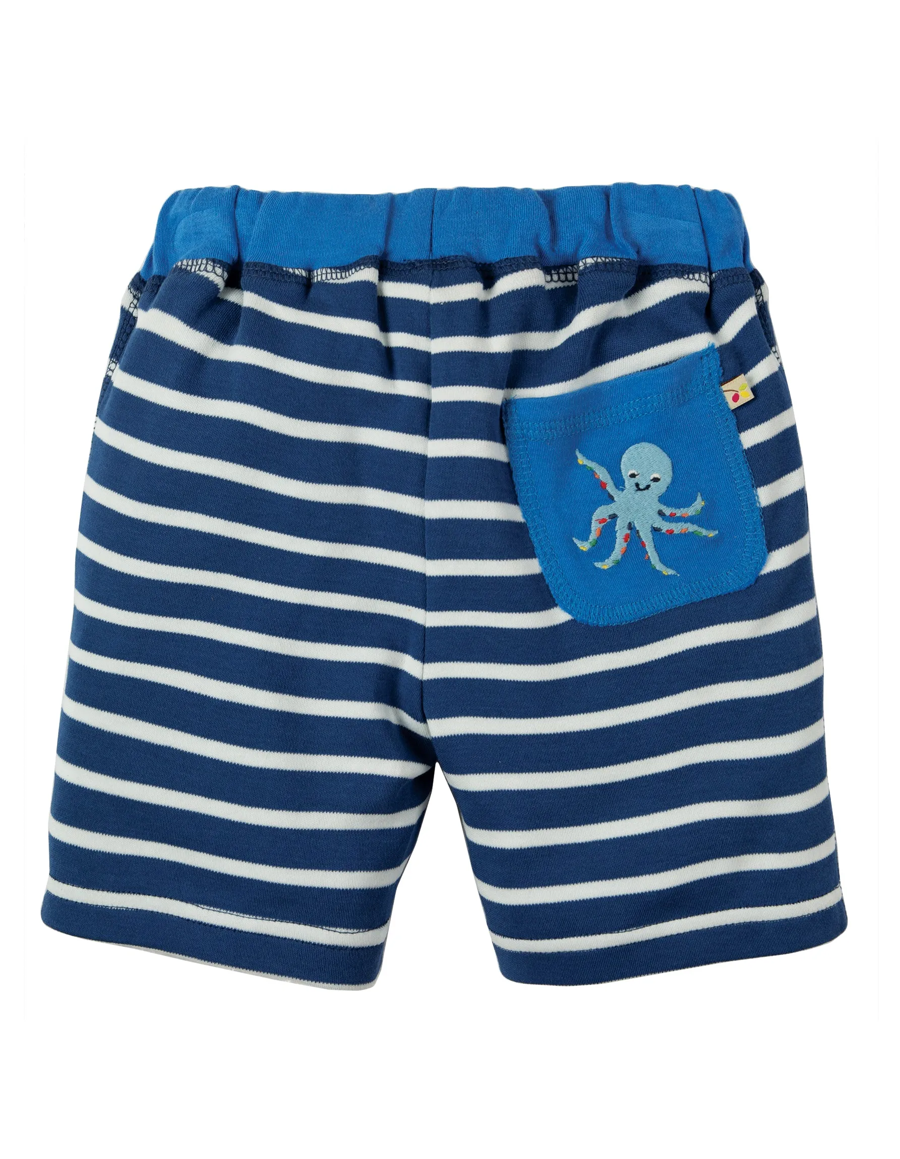 Little Stripy Shorts - Marine Blue Breton