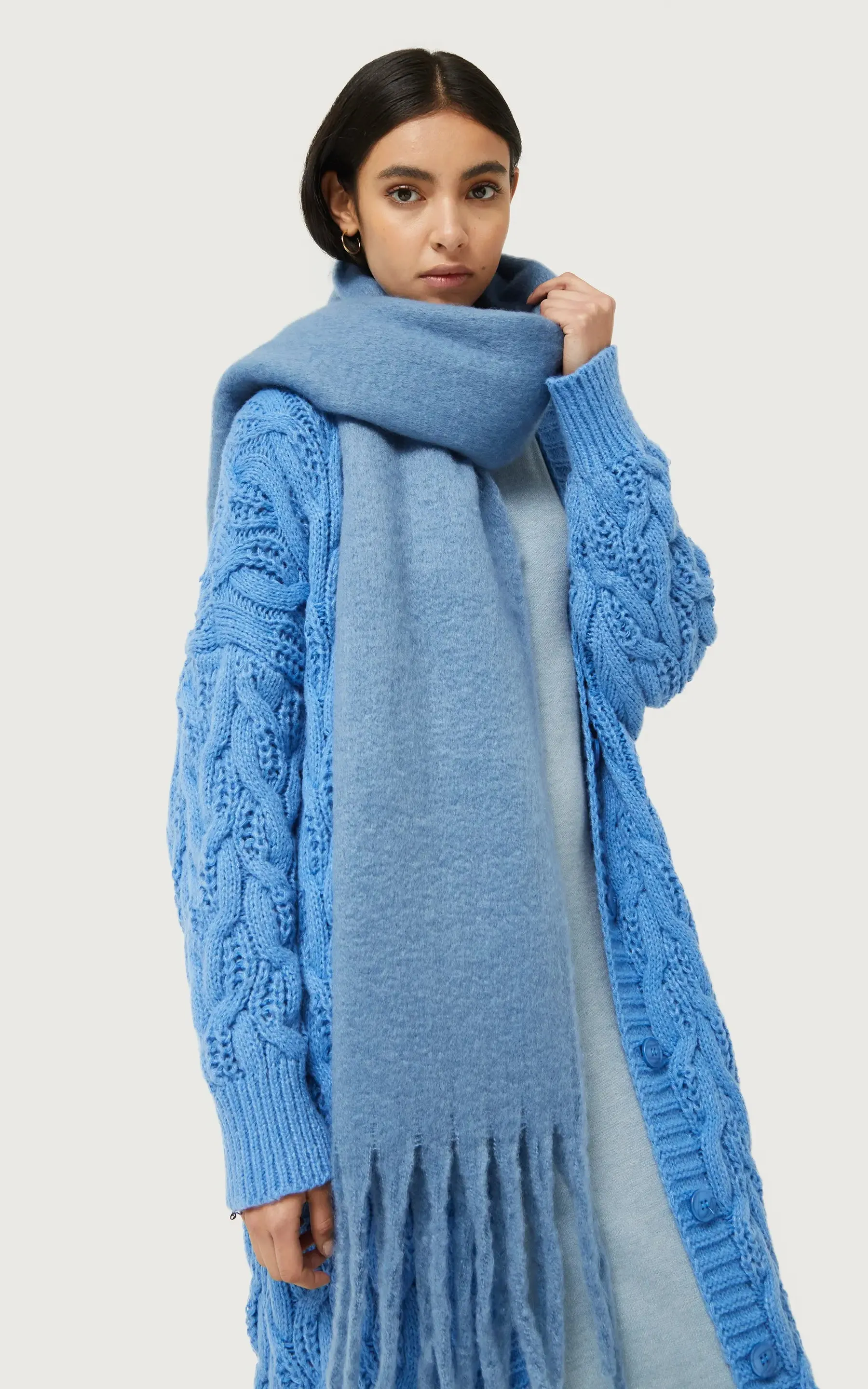 Long Scarf Blue