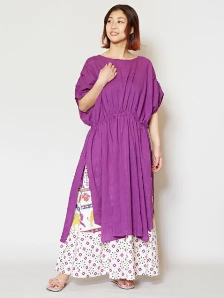 Long Slit Oversized Kaftan Dress