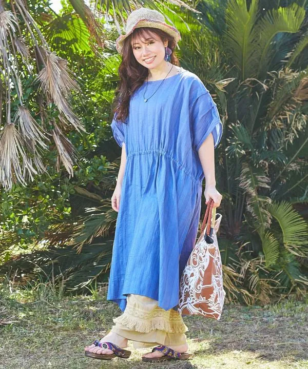 Long Slit Oversized Kaftan Dress