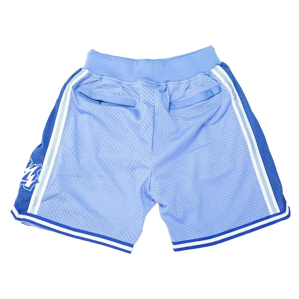LOS ANGELES CITY OF ANGELS BASKETBALL SHORTS (LIGHT BLUE)