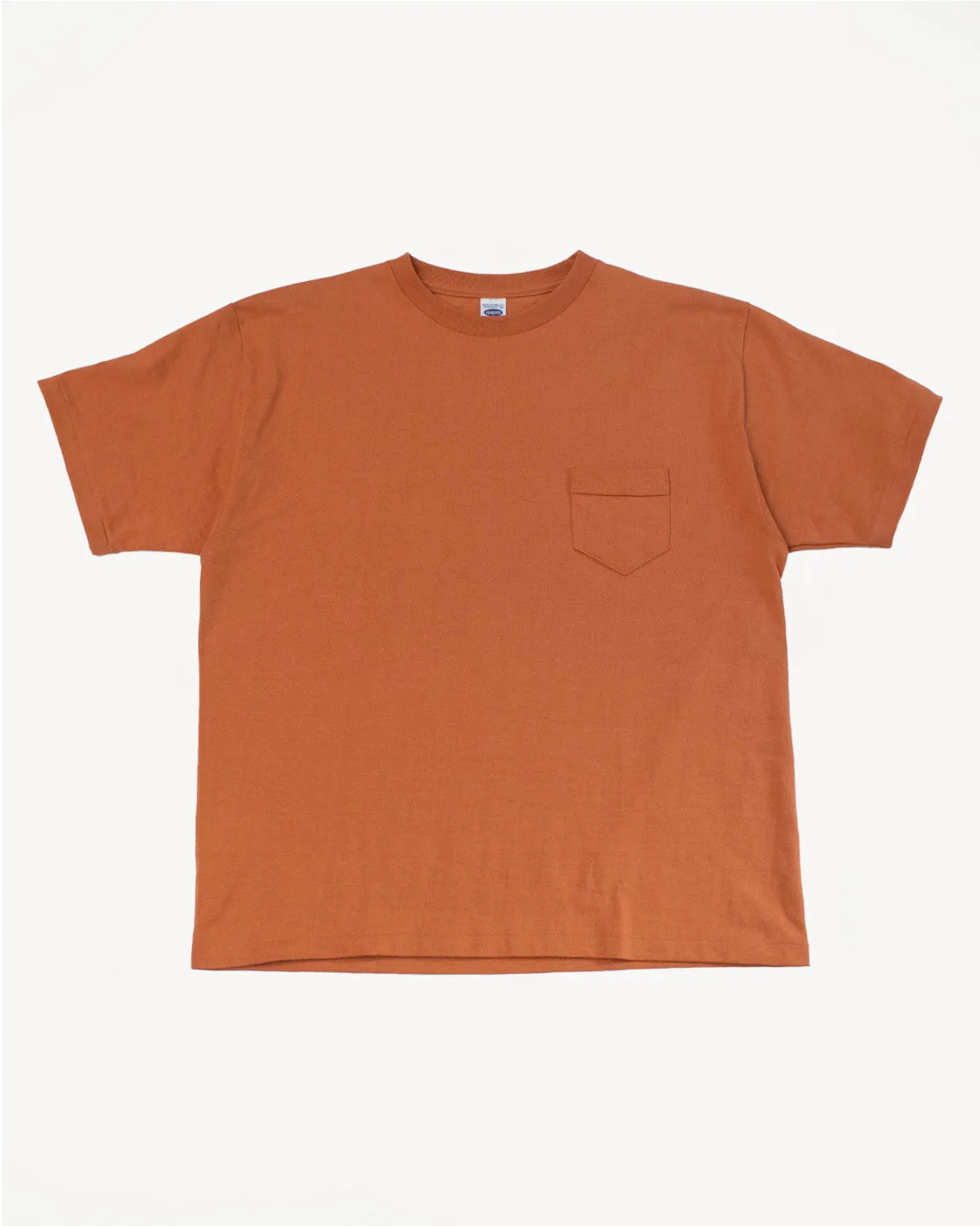 Lot 263 - DENIME - Crew Neck Pocket Tee - Brick