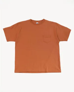 Lot 263 - DENIME - Crew Neck Pocket Tee - Brick