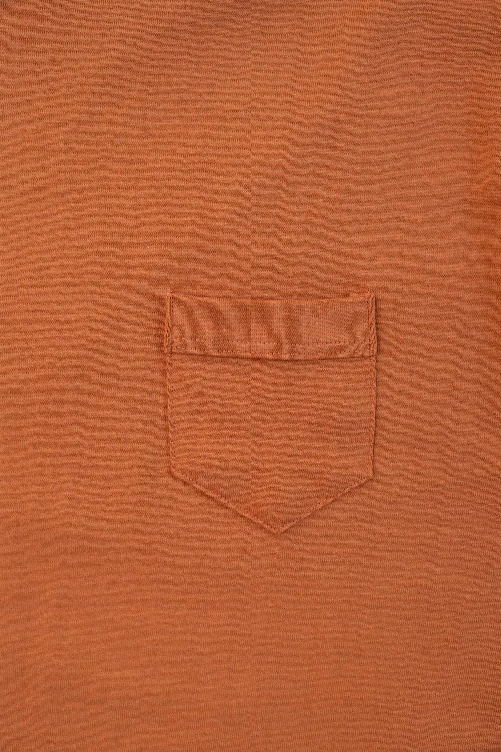 Lot 263 - DENIME - Crew Neck Pocket Tee - Brick