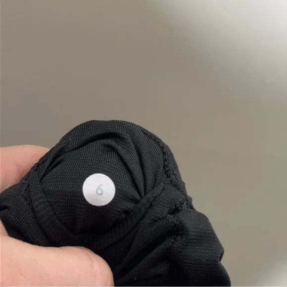 LULULEMON Hotty Hot Short Net Pop White Black {OO51}