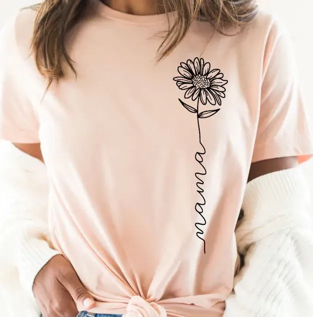 Mama Flower Sweet Tee