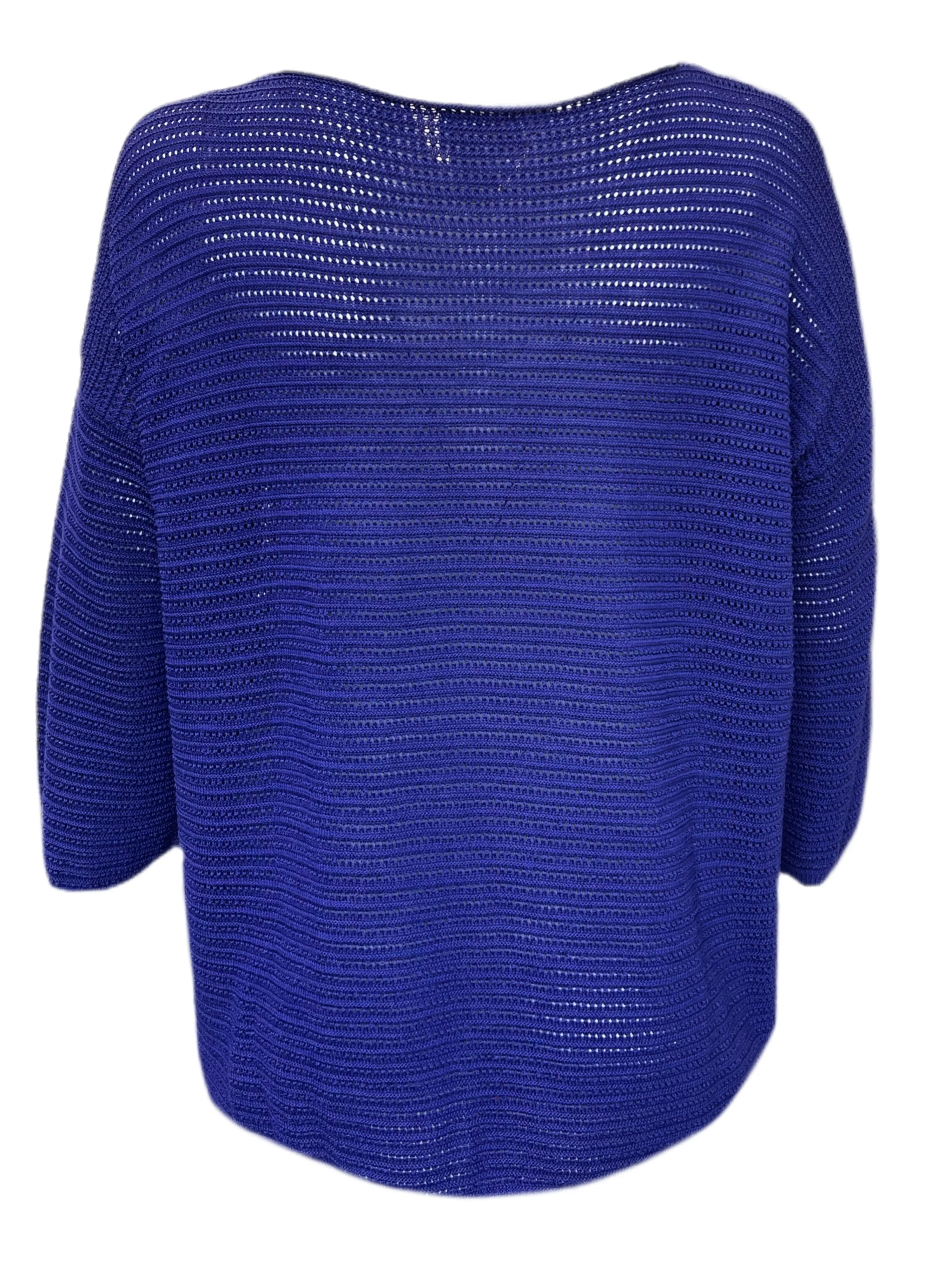 Marina Rinaldi Women's Purple Agostino Long Sleeves Knitted Sweater Size XL NWT