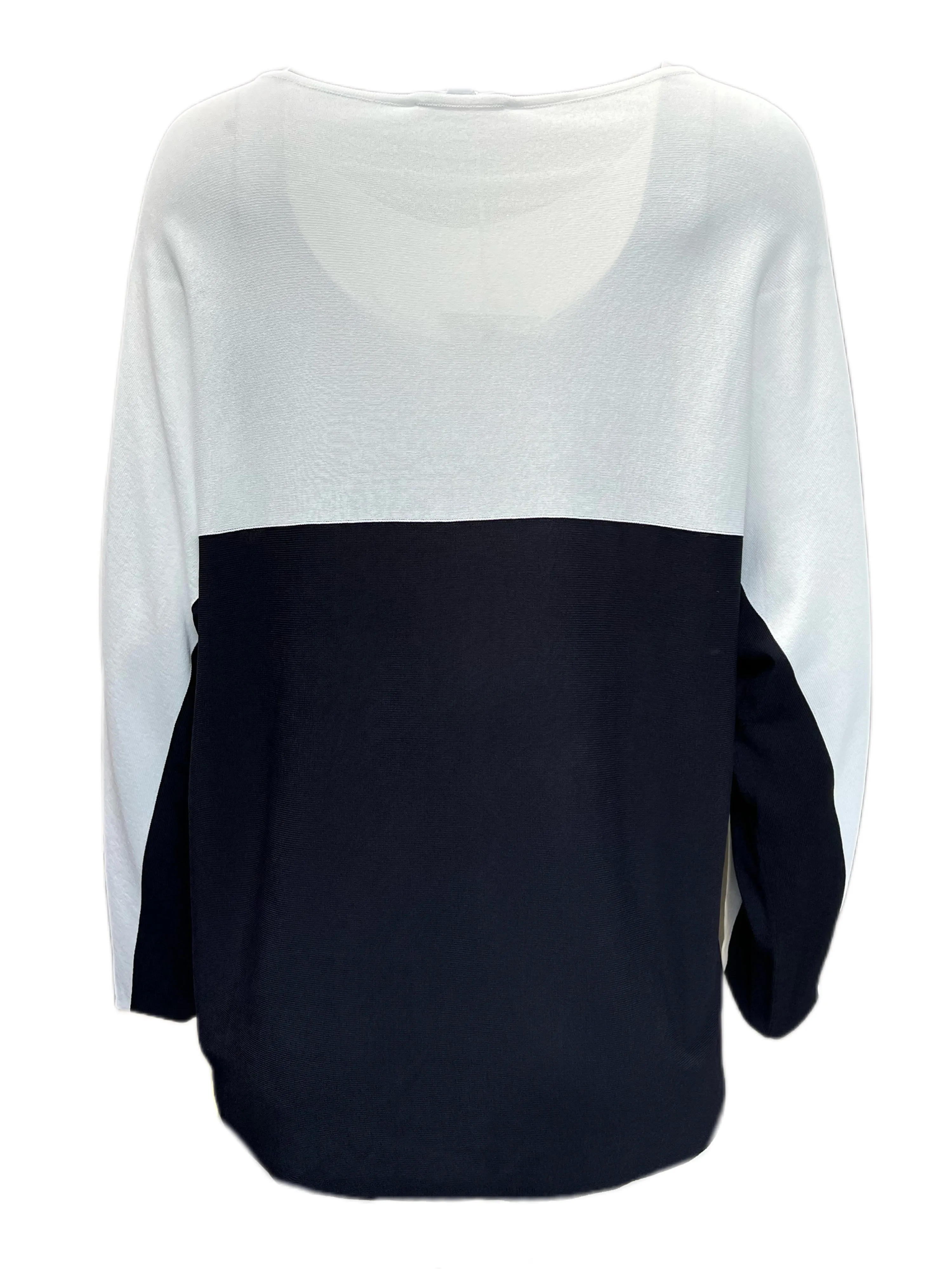 Max Mara Women's Navy Muschio Knitted Sweater Size M NWT