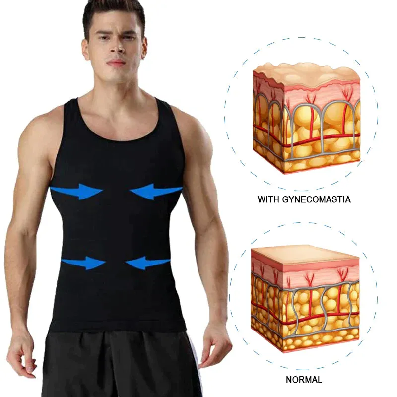 MenSlim Gynecomastia Compression TankTop 🔥 New Offer 🔥 Limited Time Discount 🔥