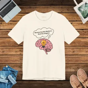 Mental Health Matters Unisex Airlume Combed Tee