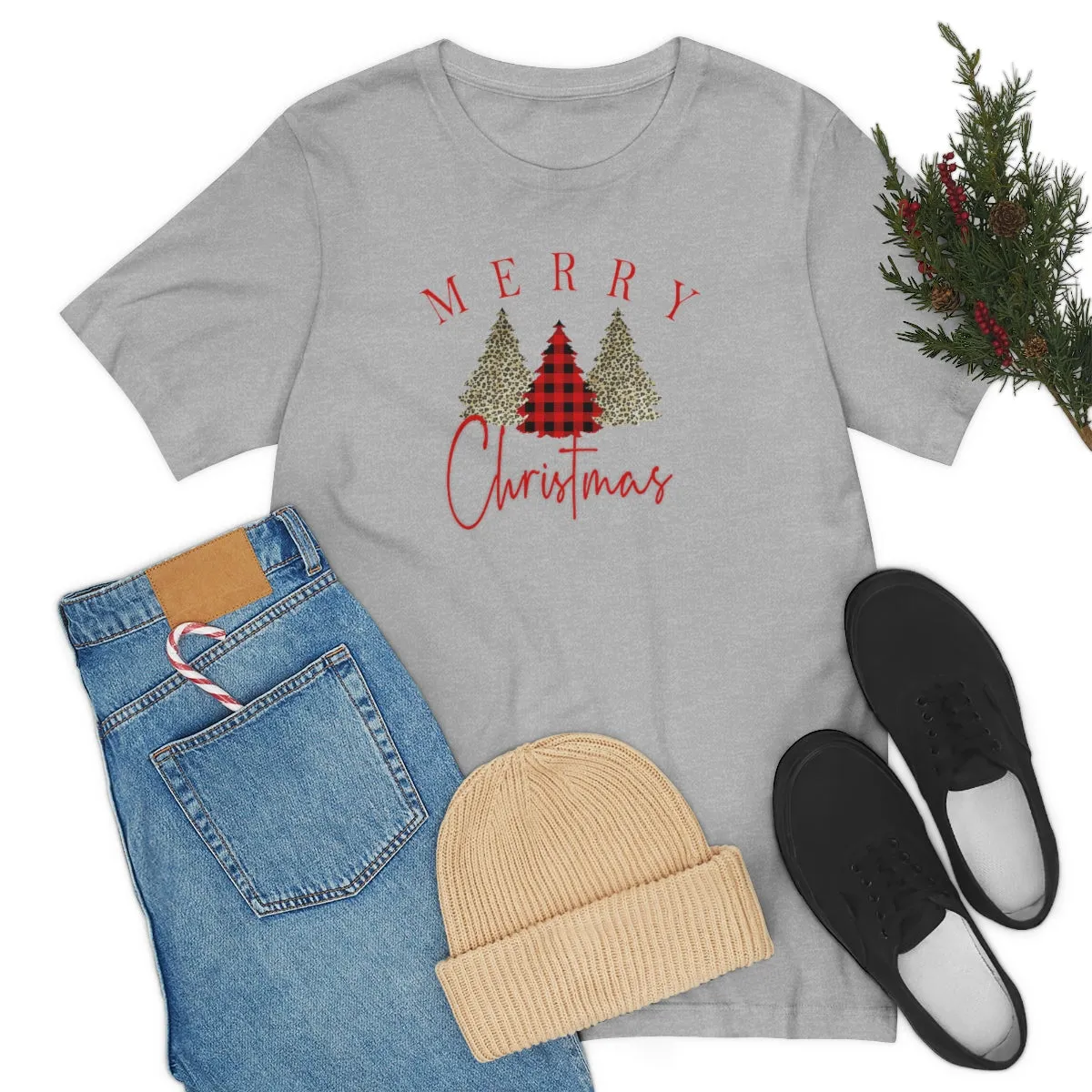 Merry CHRISTmas-Unisex Jersey Short Sleeve Tee
