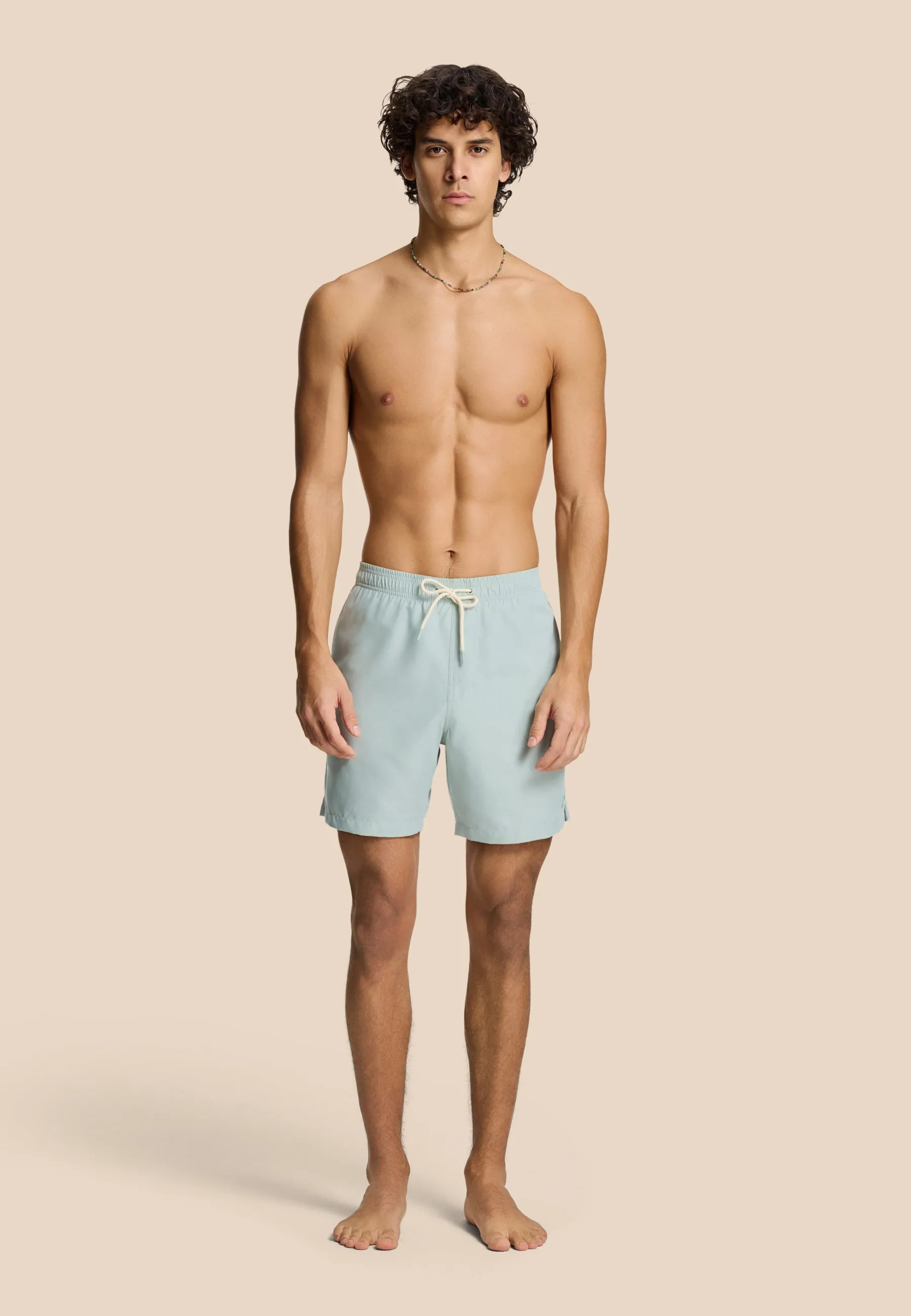 MIKE swim shorts solid | green seafoam