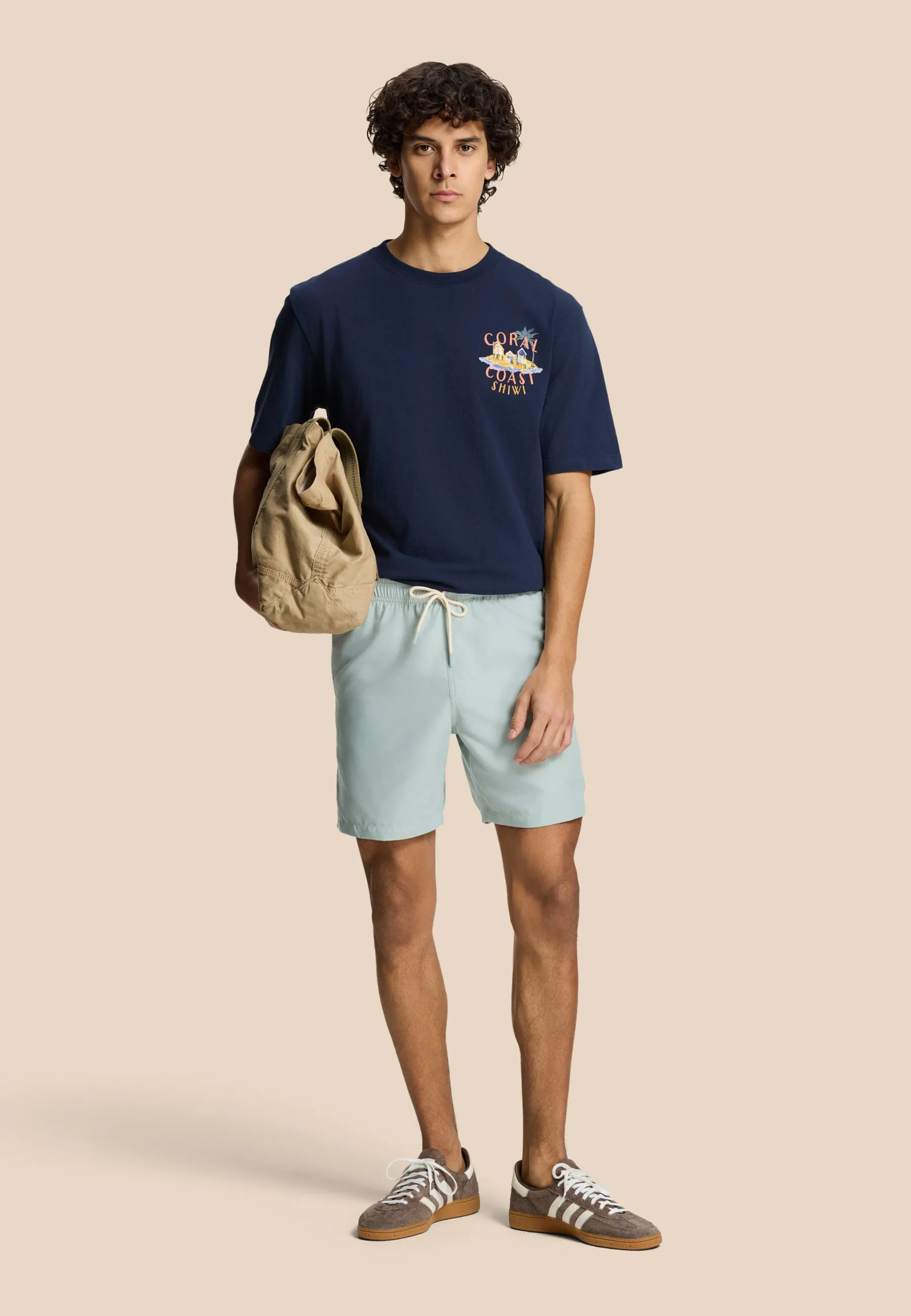 MIKE swim shorts solid | green seafoam
