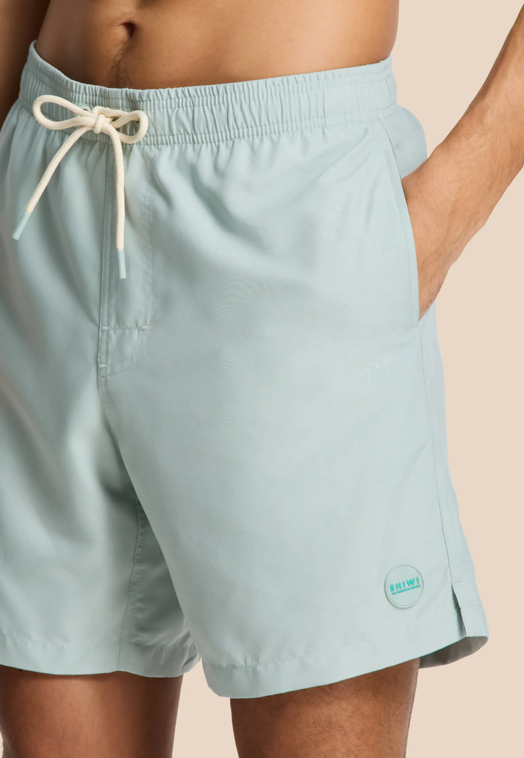 MIKE swim shorts solid | green seafoam