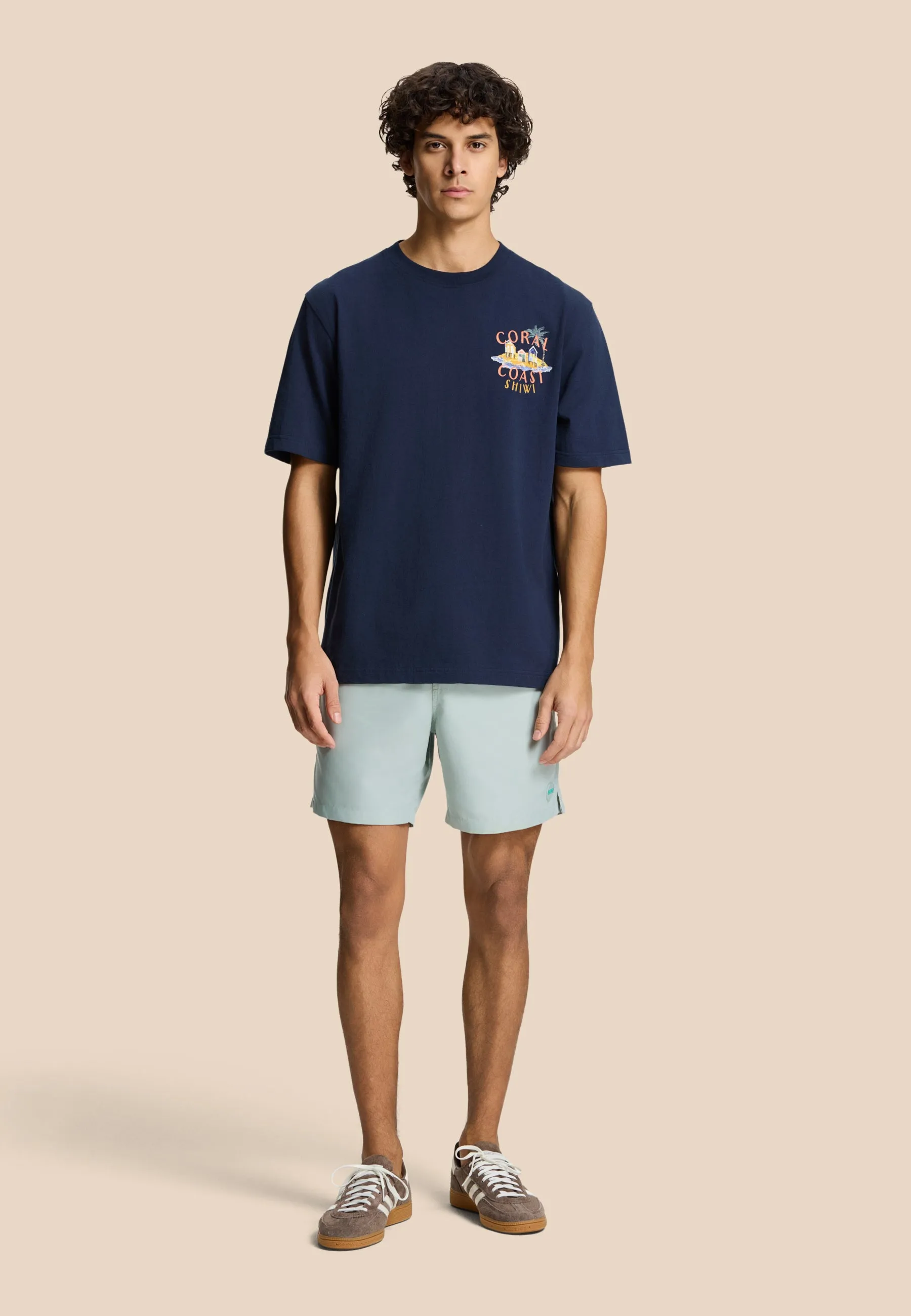 MIKE swim shorts solid | green seafoam