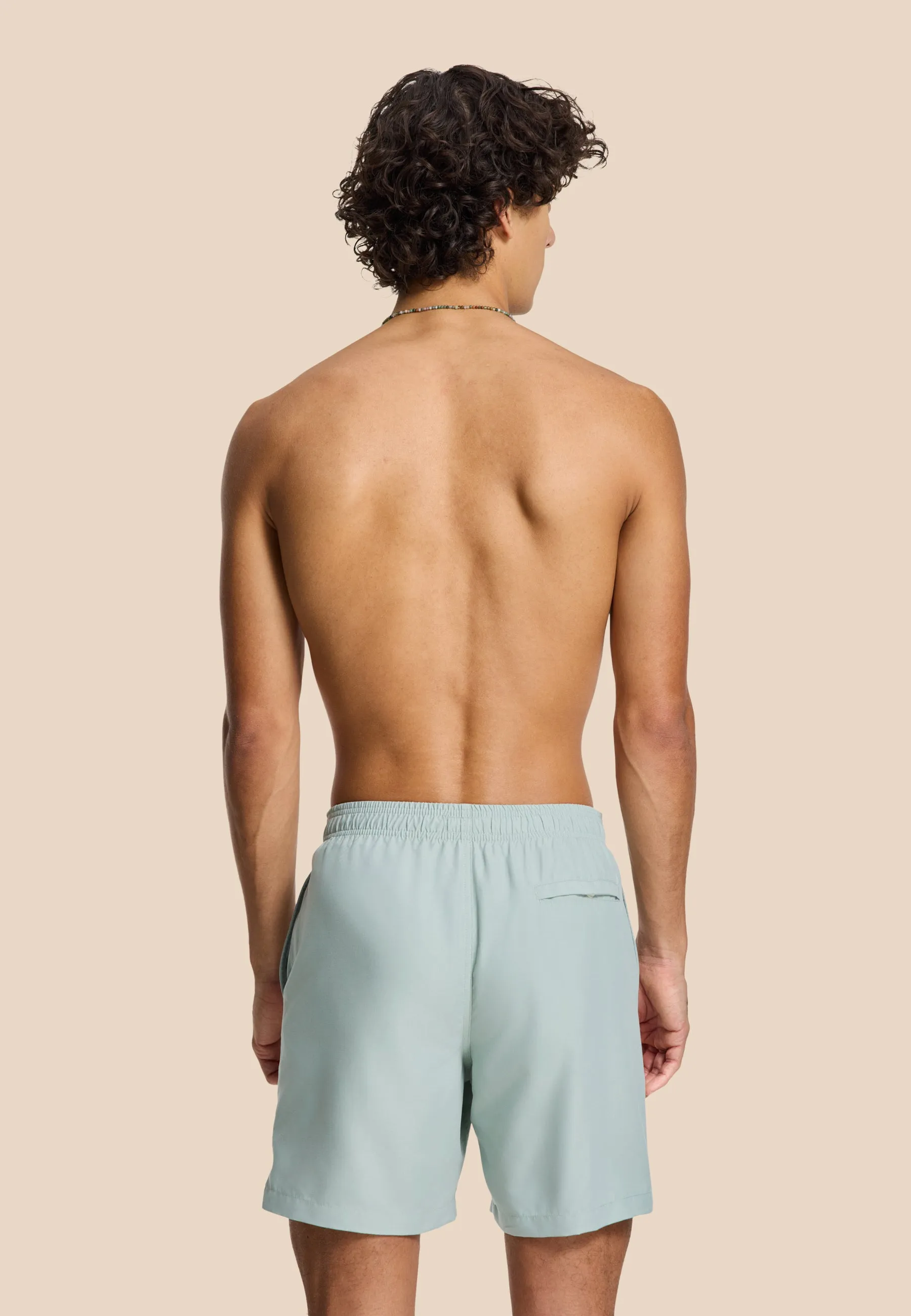MIKE swim shorts solid | green seafoam