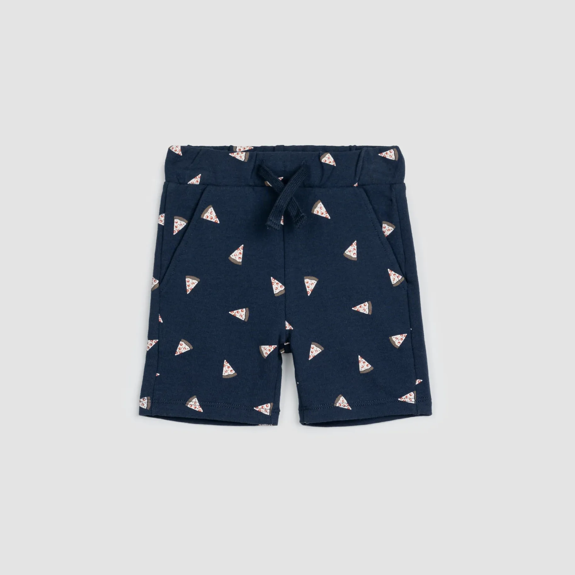 Miles the Label - Pizza Terry Short - Navy