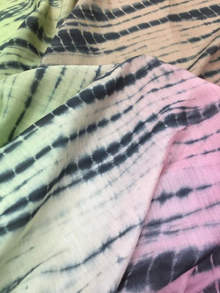 Modal Soft Muslin Tie dye Fabric