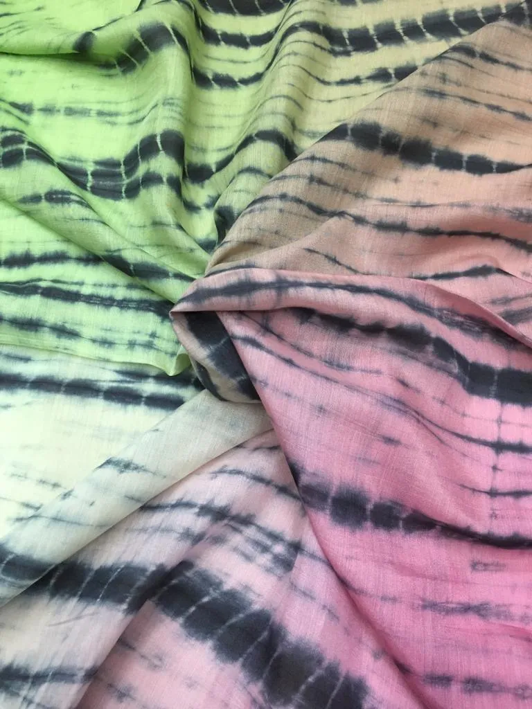Modal Soft Muslin Tie dye Fabric