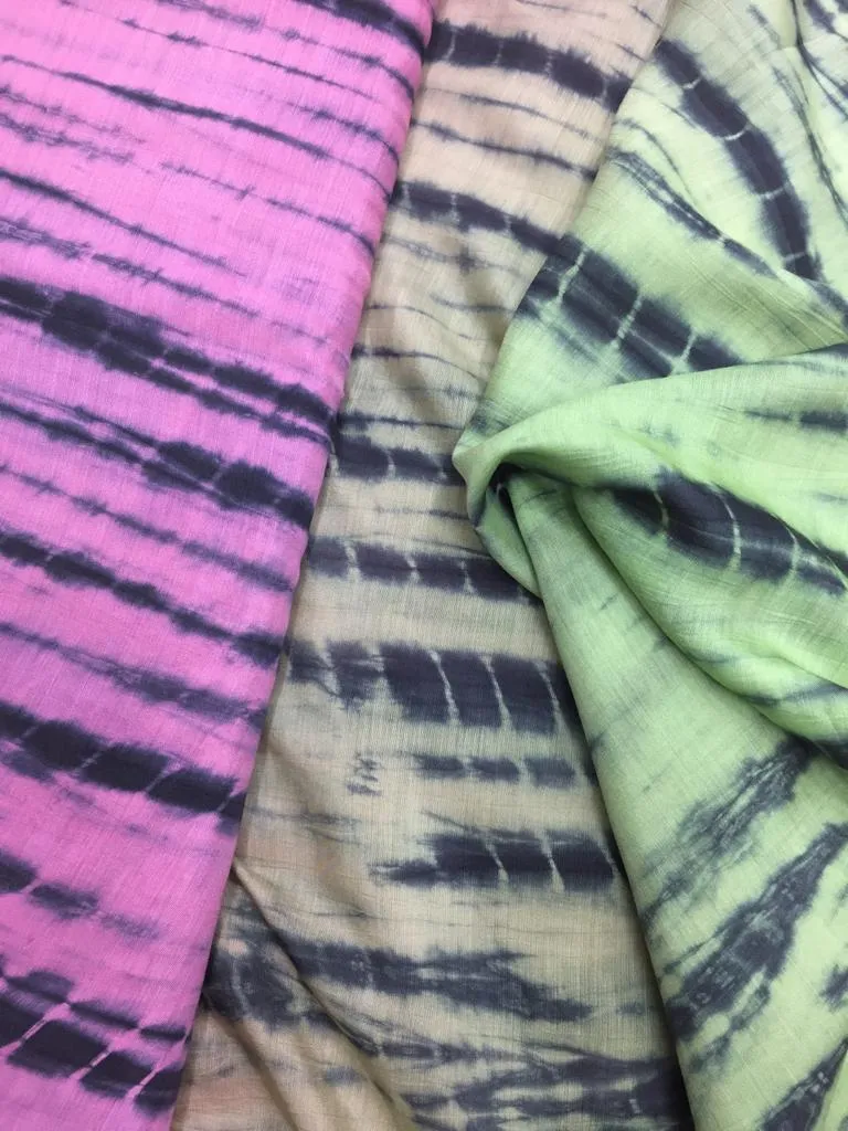 Modal Soft Muslin Tie dye Fabric