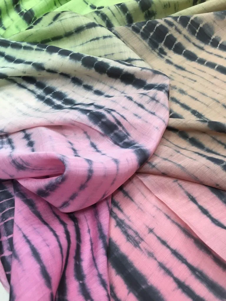 Modal Soft Muslin Tie dye Fabric
