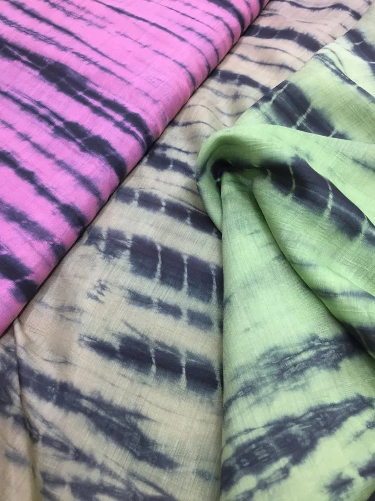 Modal Soft Muslin Tie dye Fabric