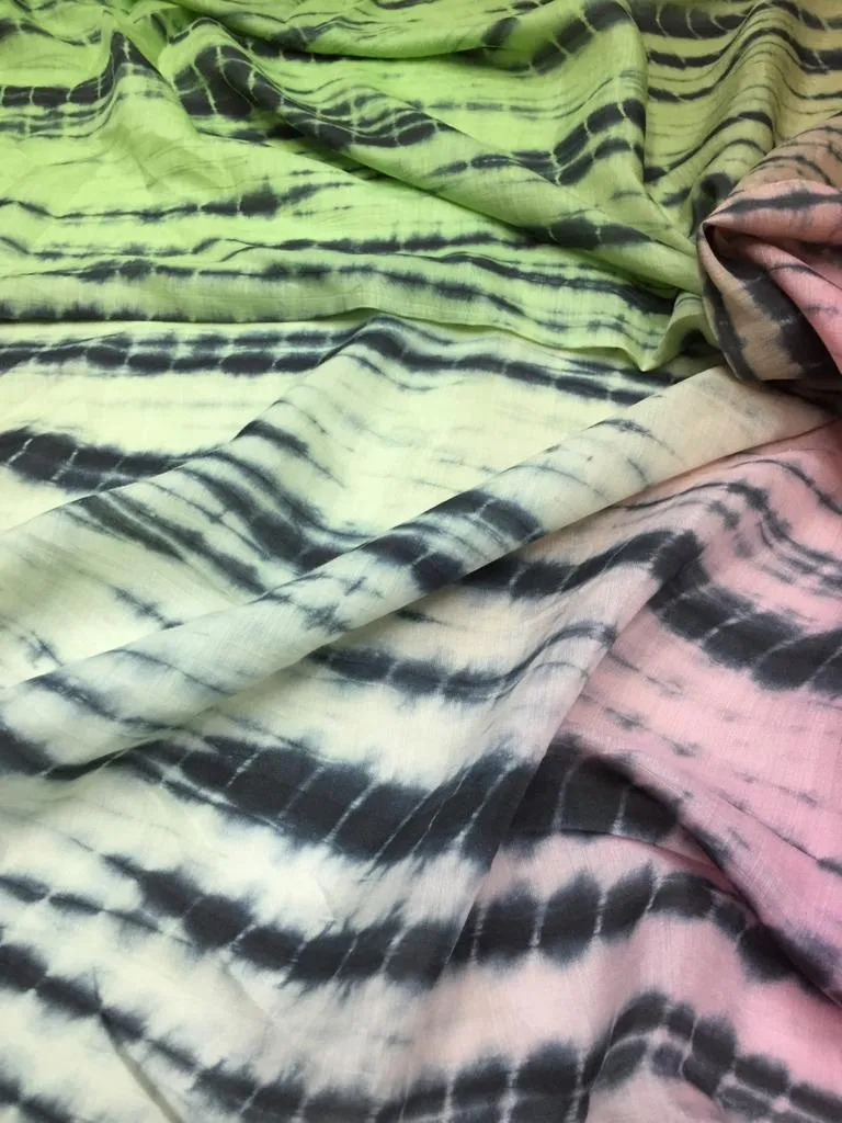Modal Soft Muslin Tie dye Fabric