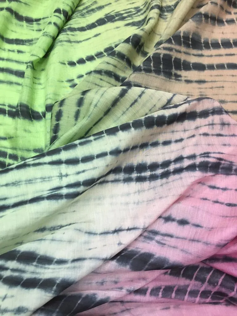 Modal Soft Muslin Tie dye Fabric