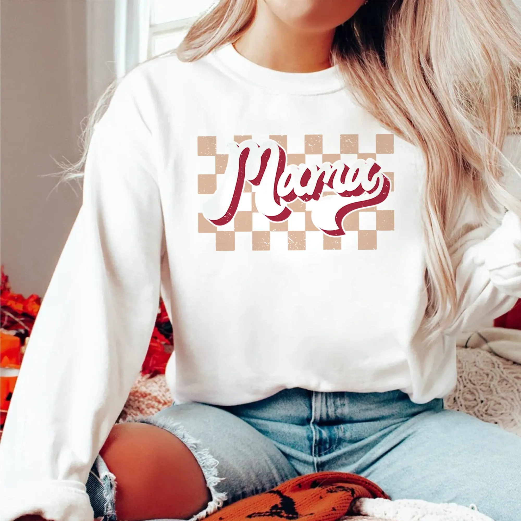 Motherhood Retro Funny Mom Mommy Mother's Day Sweatshirt
