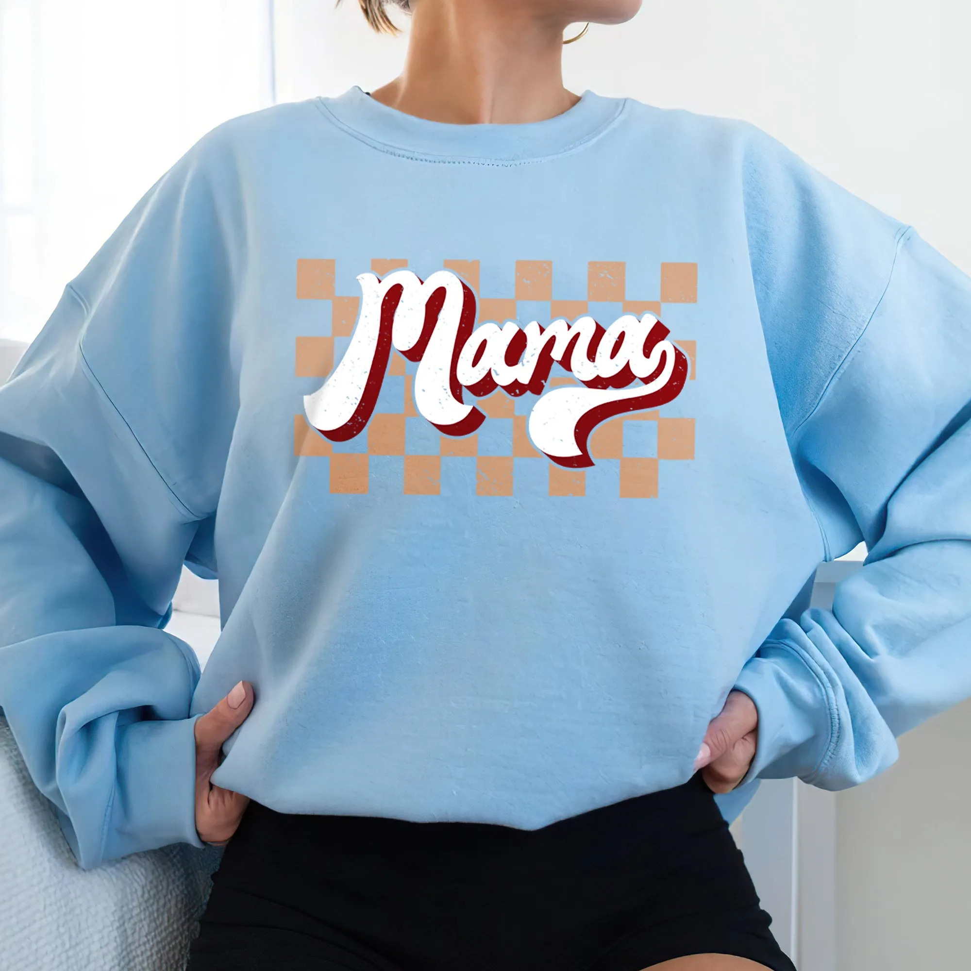 Motherhood Retro Funny Mom Mommy Mother's Day Sweatshirt