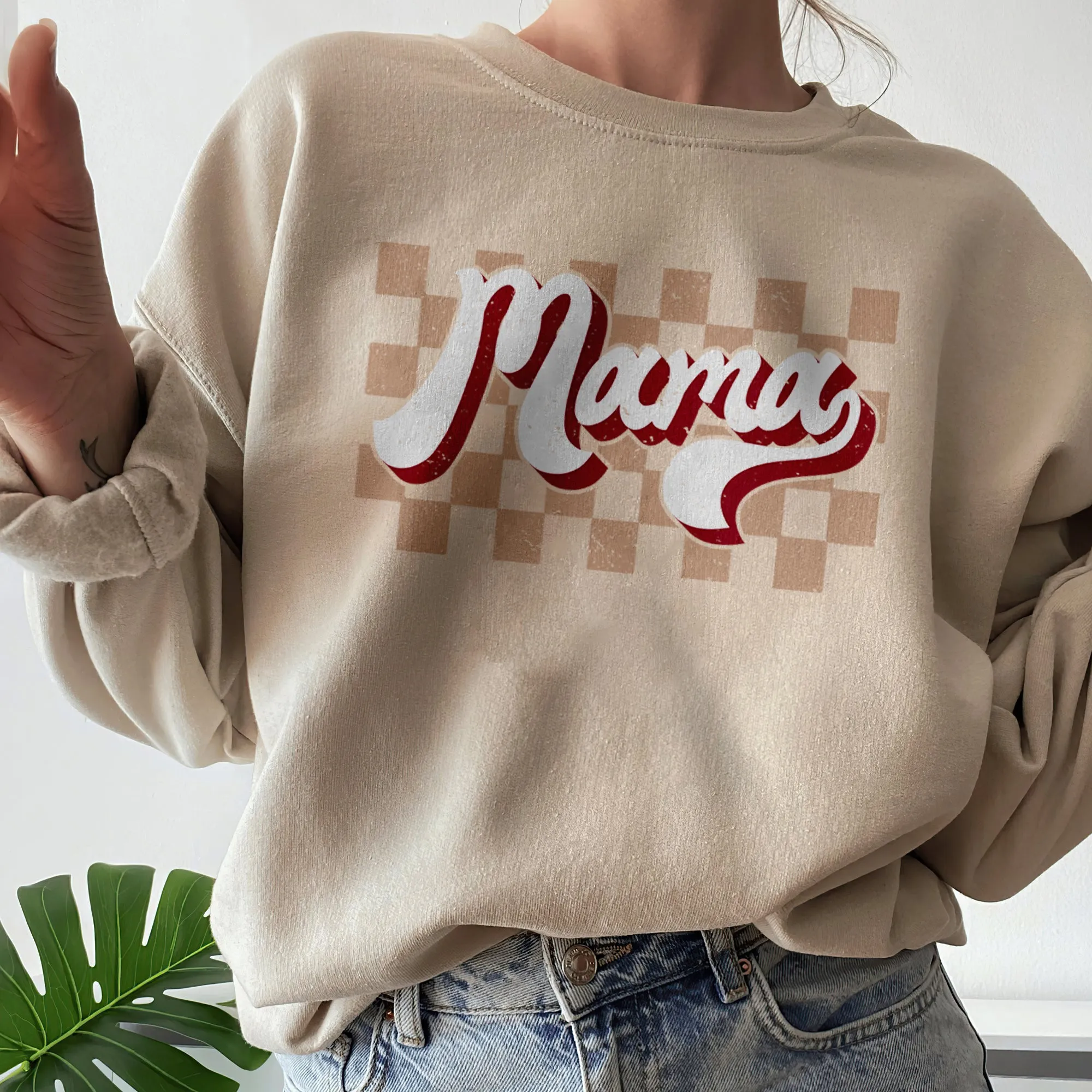 Motherhood Retro Funny Mom Mommy Mother's Day Sweatshirt
