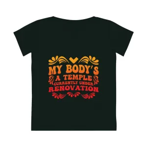 My Body's A Temple..., Women's Jazzer T-shirt (Light), Printed