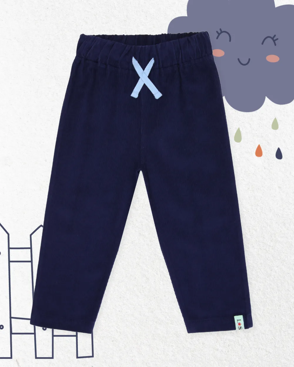 Navy Plain Trousers