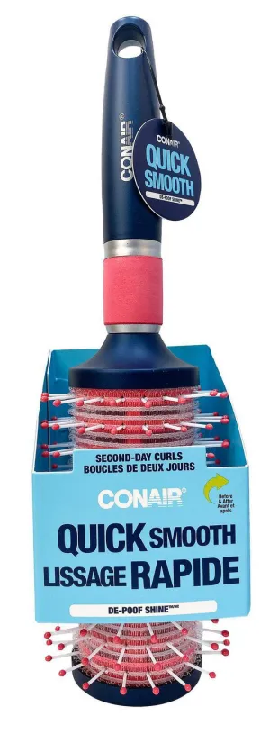 New Conair Quick Smooth Round Brush