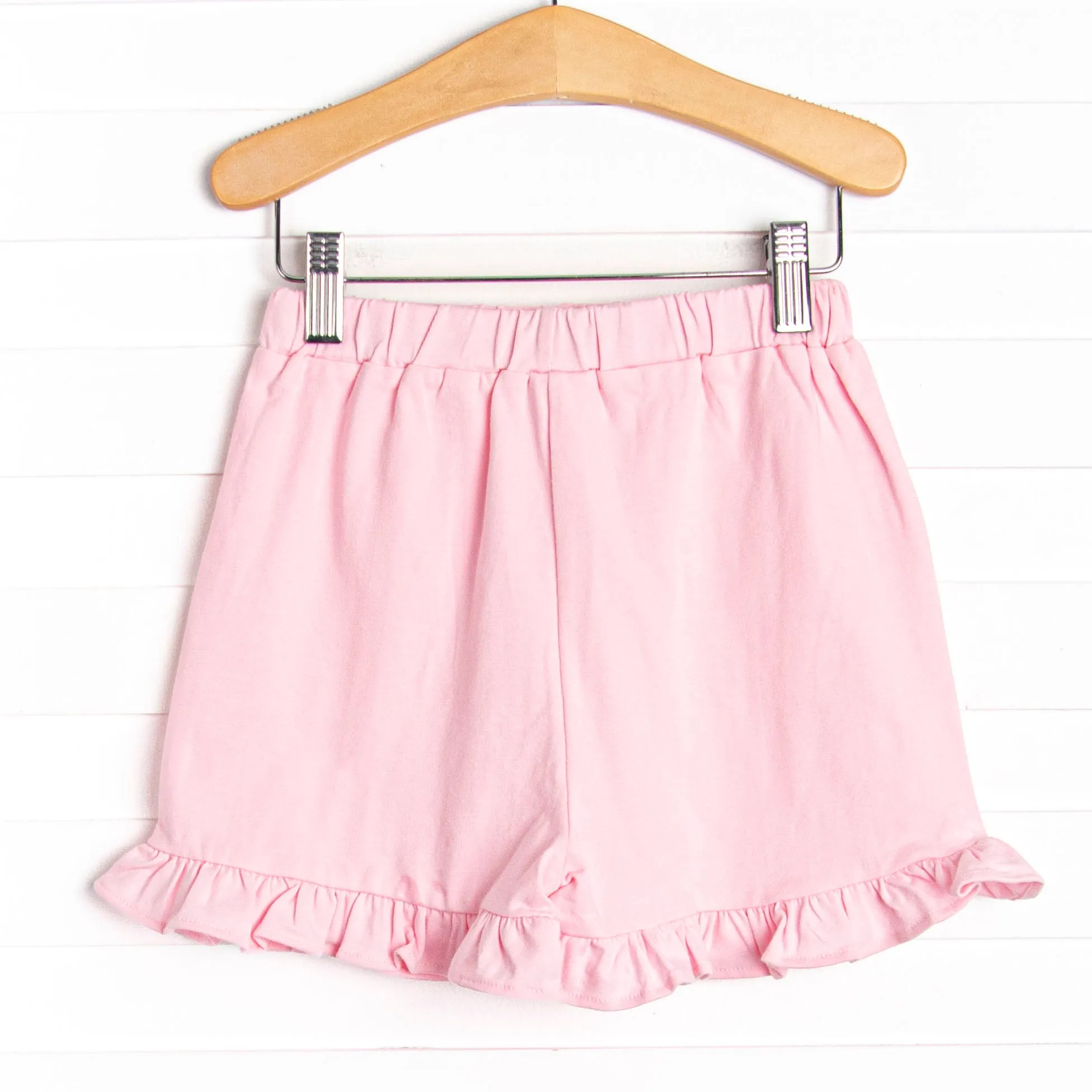 Nora Knit Ruffle Pocket Shorts, (6 Colors)