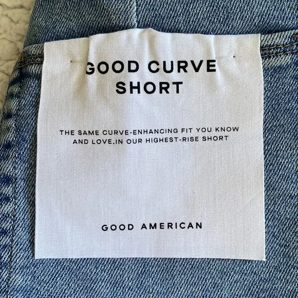 NWT Good American Good Curve Jean Shorts