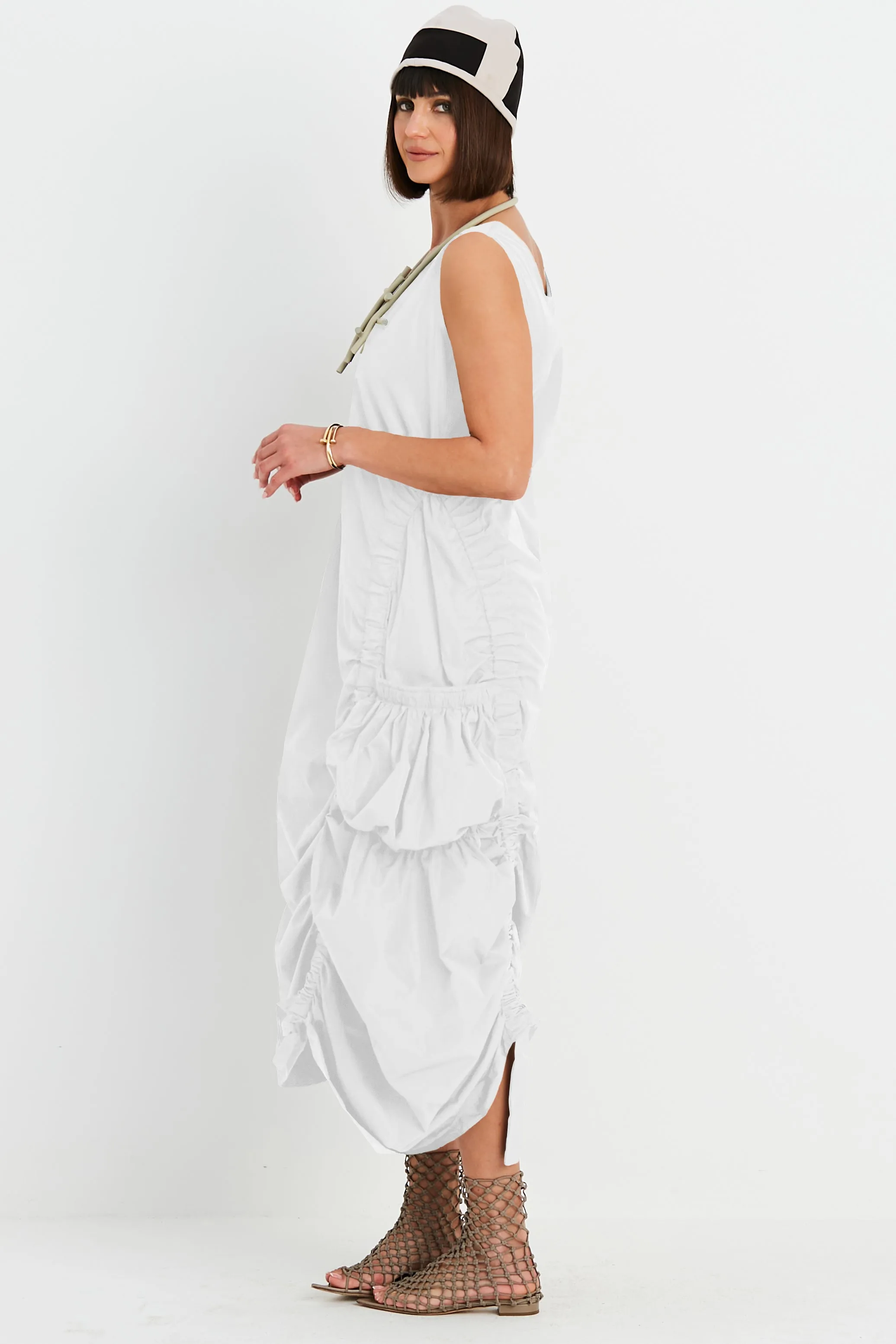 Nylon Big Pocket Dress
